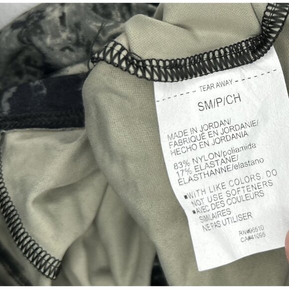 UNDER ARMOUR Cropped Top Women's Size S Meridian Print Running Shirt Gym Workout - Picture 8 of 11